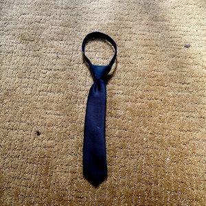 Easy Adjustable Zip Up Black Tie
